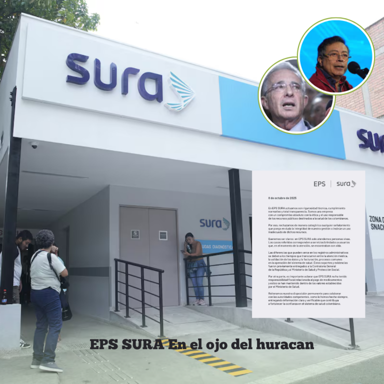 Petro acusa a SURA de “robar dineros de la salud”; la EPS responde y Uribe sale en defensa del grupo GEA