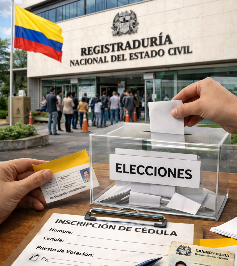 Inscripción de cédulas elecciones Colombia 2026: plazos, pasos y todo lo que debes saber